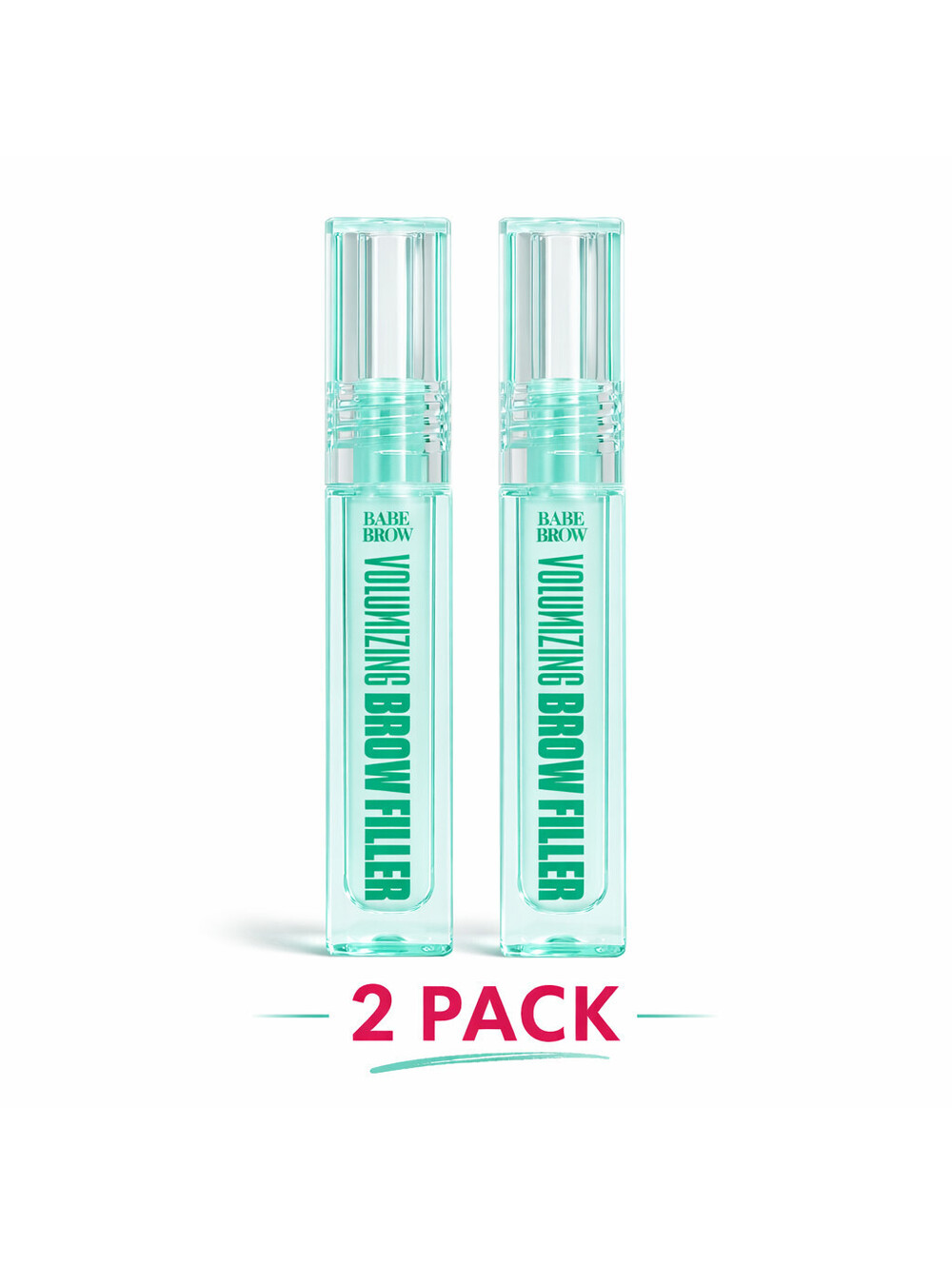 Babe Brow Volumizing Brow Filler 2 Pack Clear Brow Gel